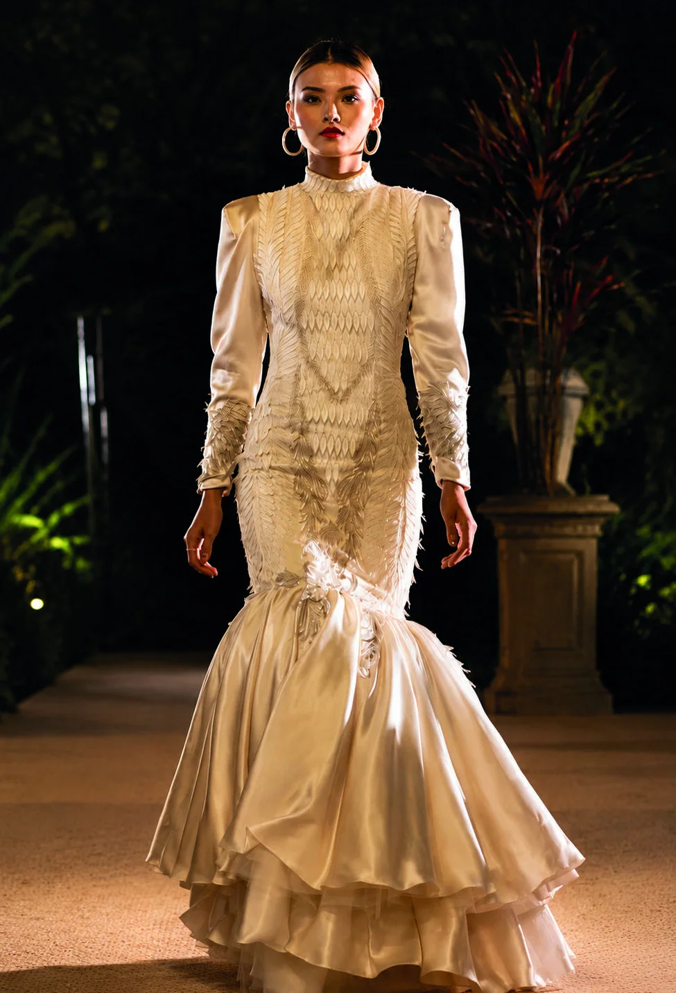 Robe de mariée ivoire Maison 3 Points en mouvement